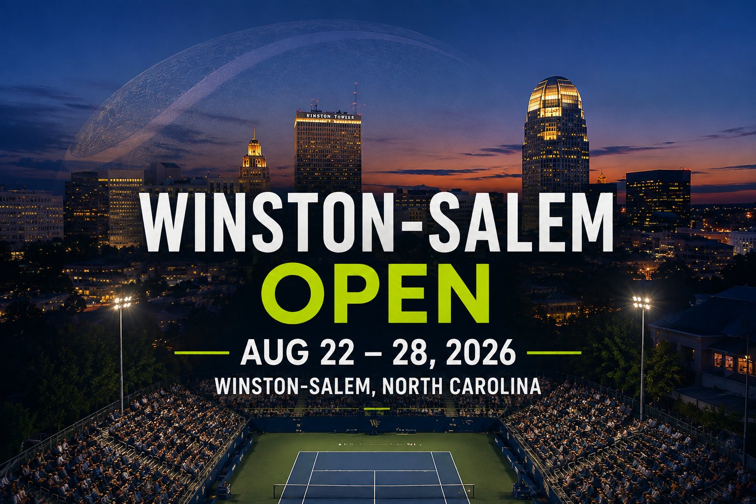 Winston-Salem Open tournament artwork