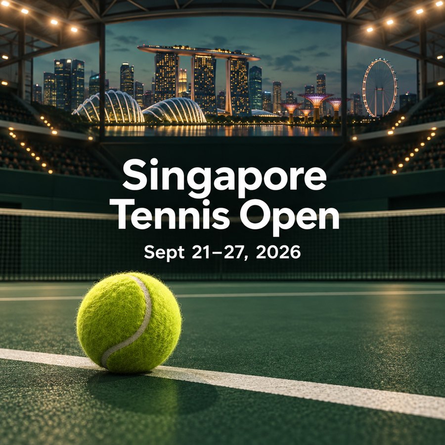Illustration for Singapore Tennis Open, September 21-27, 2026